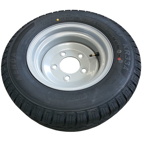 Roue complète 225/55R12C 5T140 ET0  - Vente accessoires remorques en ligne